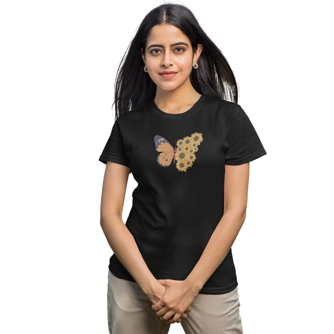 Butterfly Printed T-shirt for Women