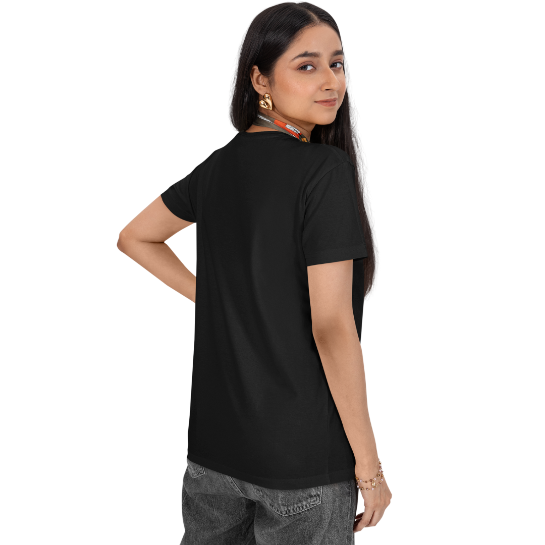 Positive Vibes Graphic T-Shirt for Women | Uplifting Design | Comfortable Casual Regular Fit | 100% Cotton