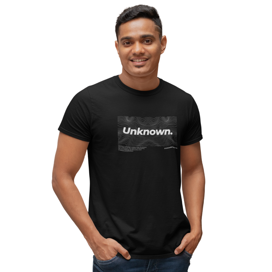 UNKNOWN | Graphic Printed Unisex T-Shirt | Regular Fit | 100% Cotton