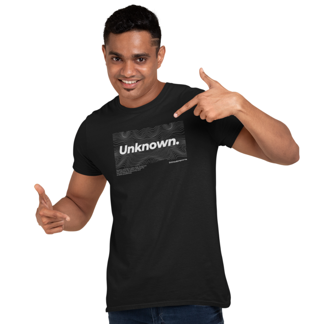 UNKNOWN | Graphic Printed Unisex T-Shirt | Regular Fit | 100% Cotton