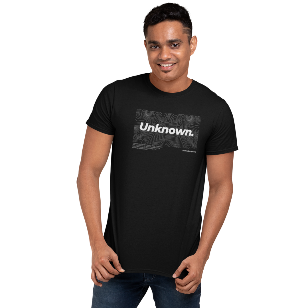 UNKNOWN | Graphic Printed Unisex T-Shirt | Regular Fit | 100% Cotton