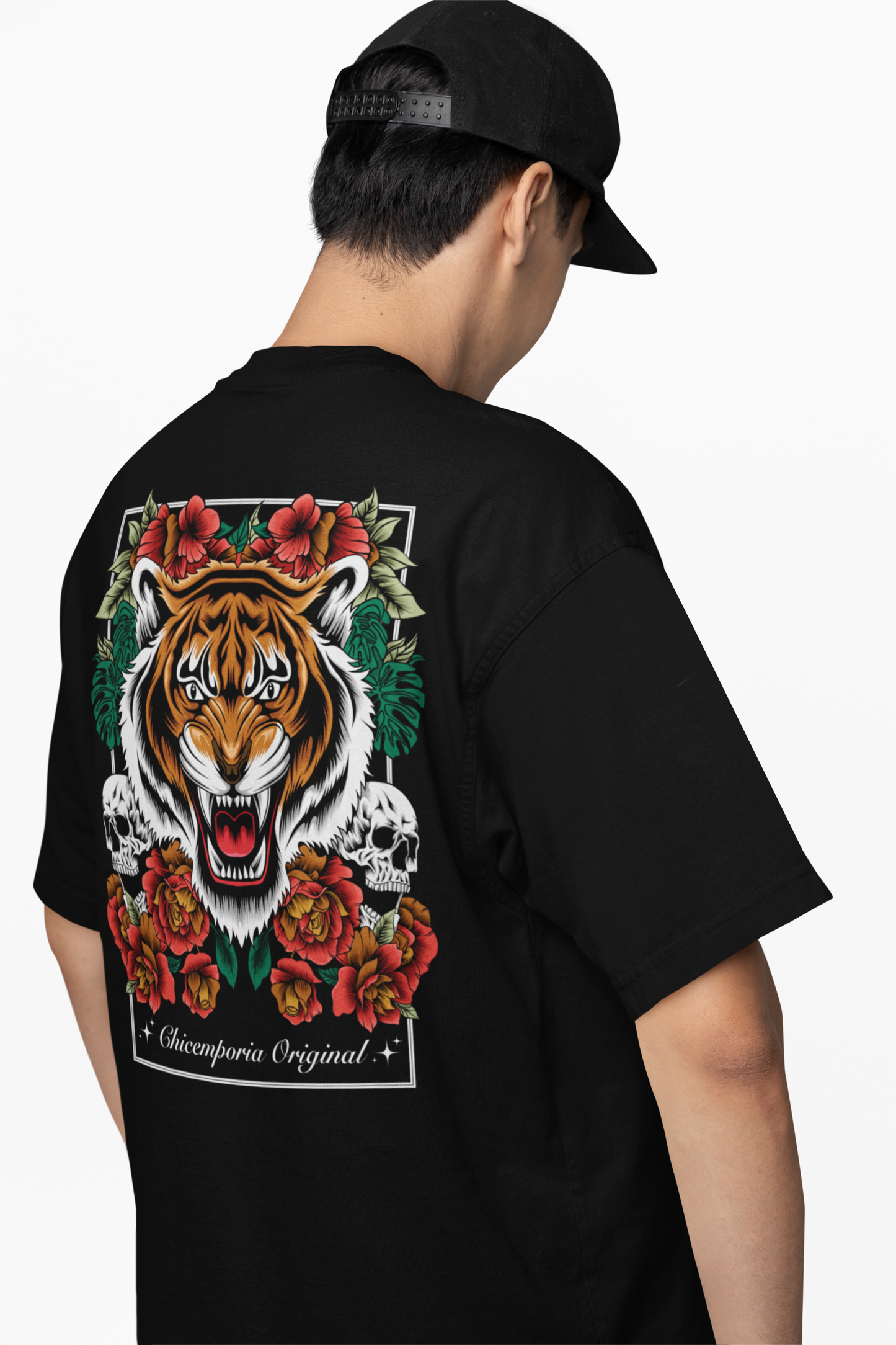 Tiger Printed Oversized T-shirt