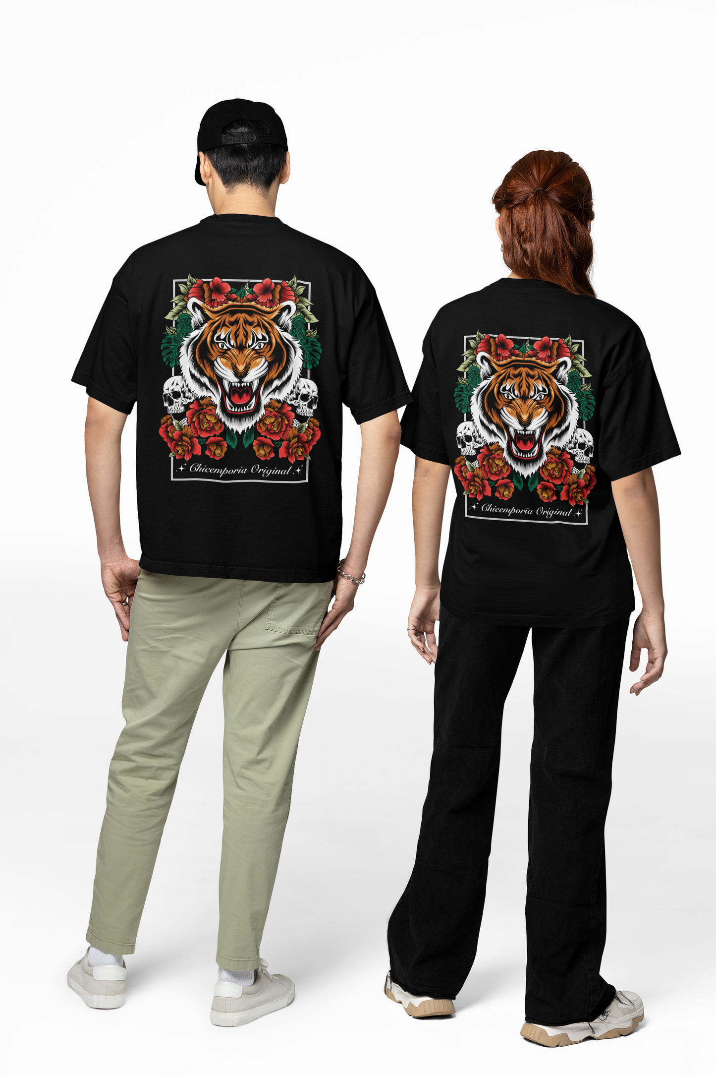 Tiger Printed Oversized T-shirt