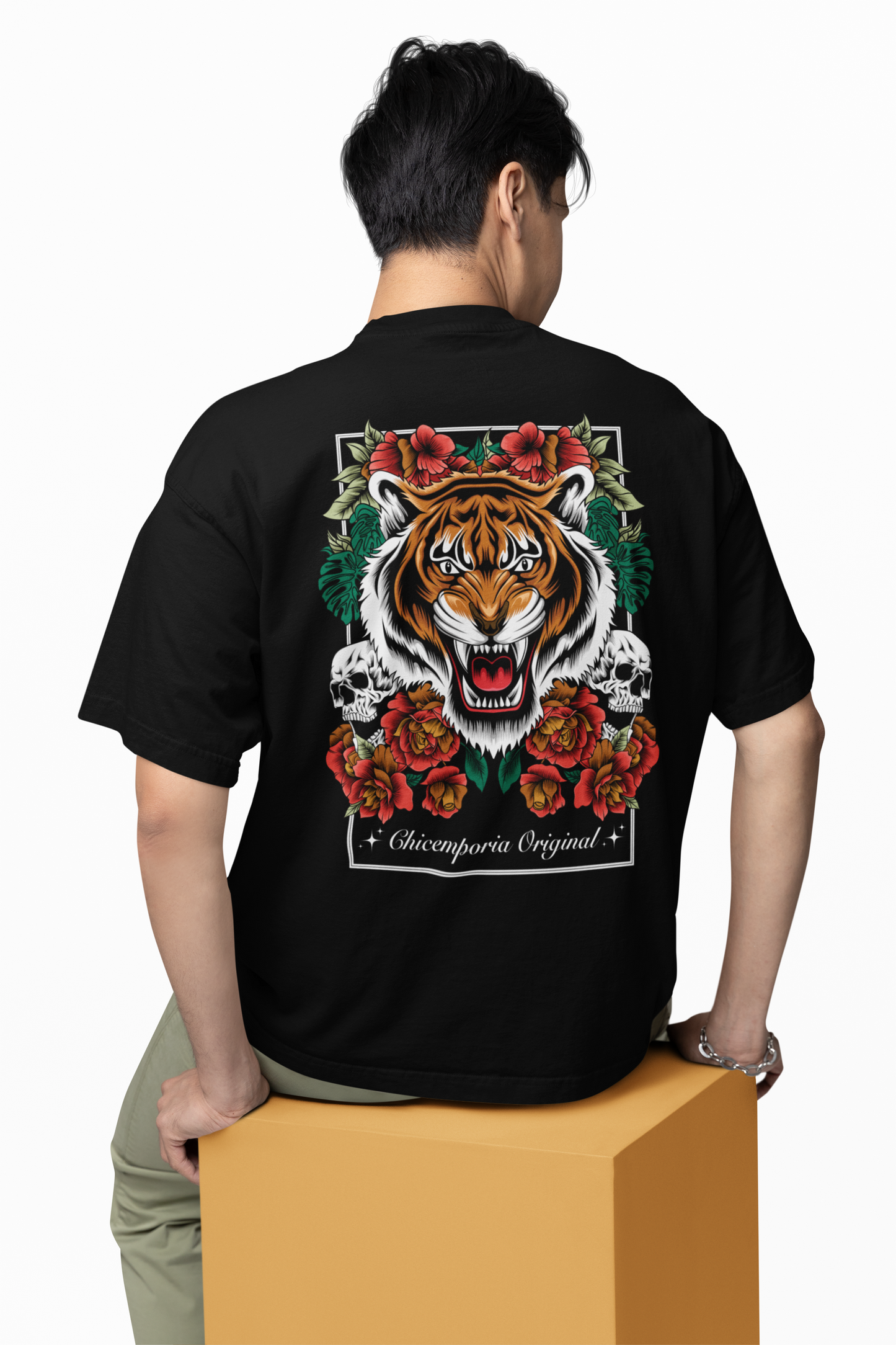 Tiger Printed Oversized T-shirt