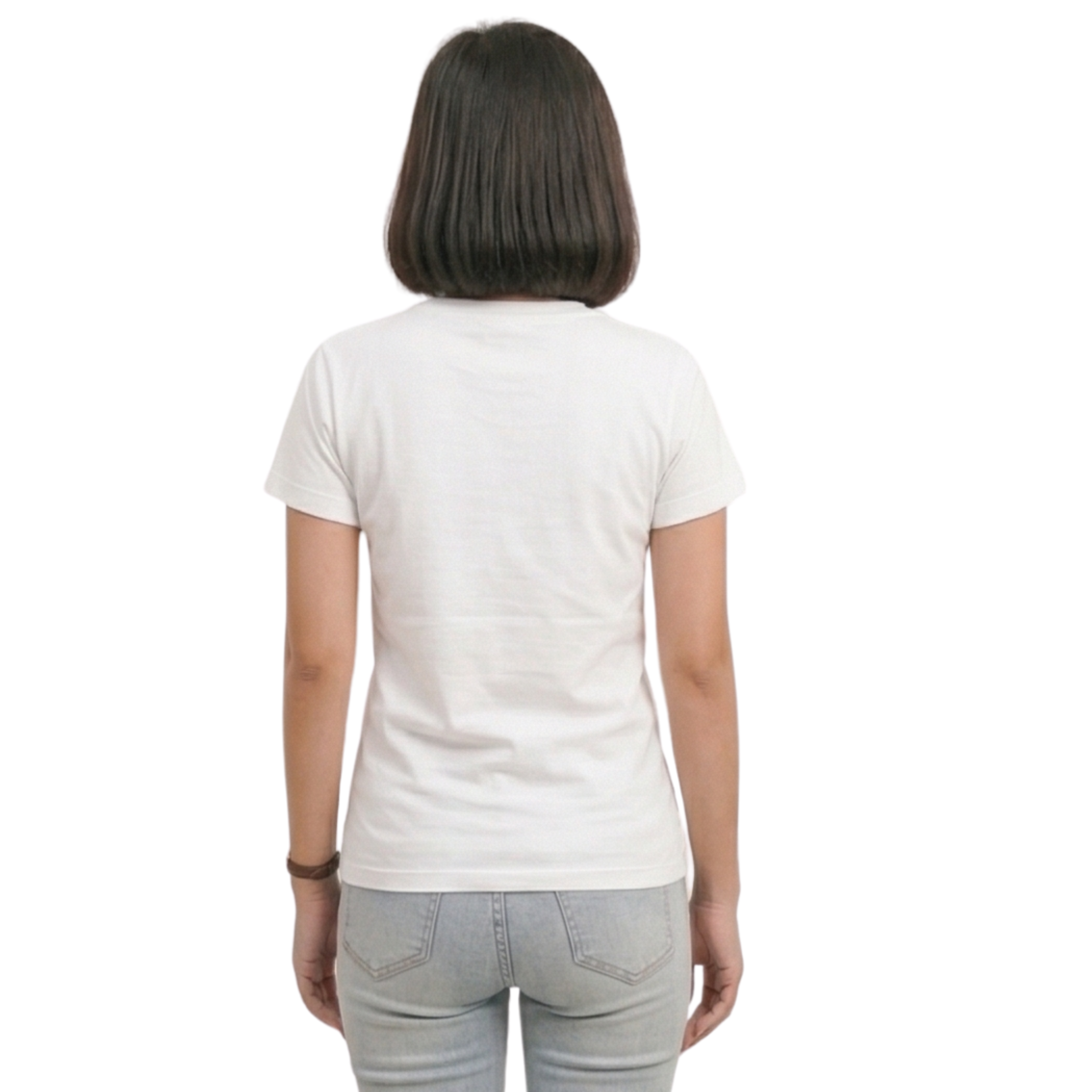 Chicemporia Couple T-Shirt Combo | Solid White Matching Tees for Men & Women (Pack of 2)