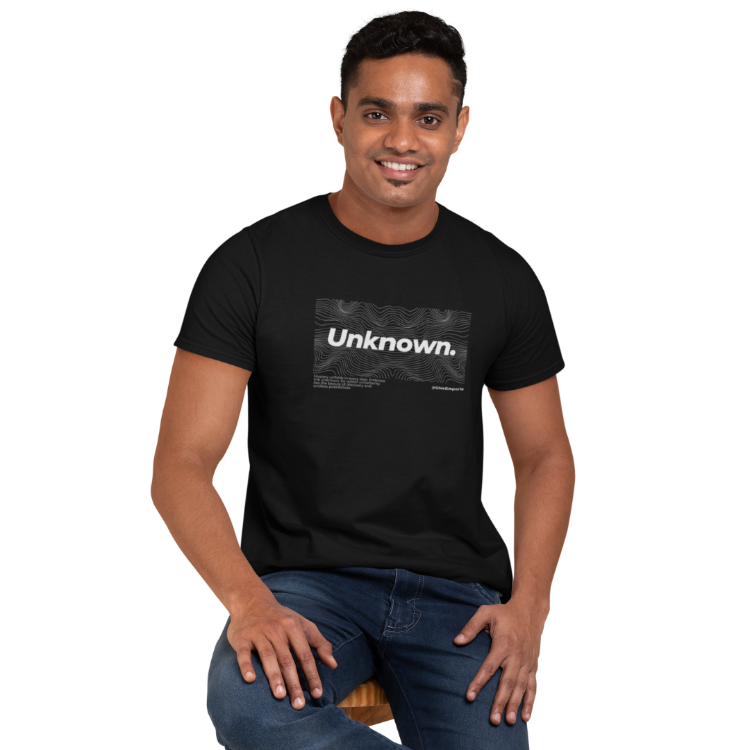 UNKNOWN | Graphic Printed Unisex T-Shirt | Regular Fit | 100% Cotton